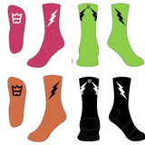 KIDS LIGHTNING SOCKS-  WATER RESISTANT!!!