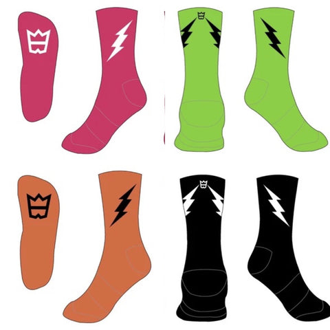 KIDS LIGHTNING SOCKS-  WATER RESISTANT!!!